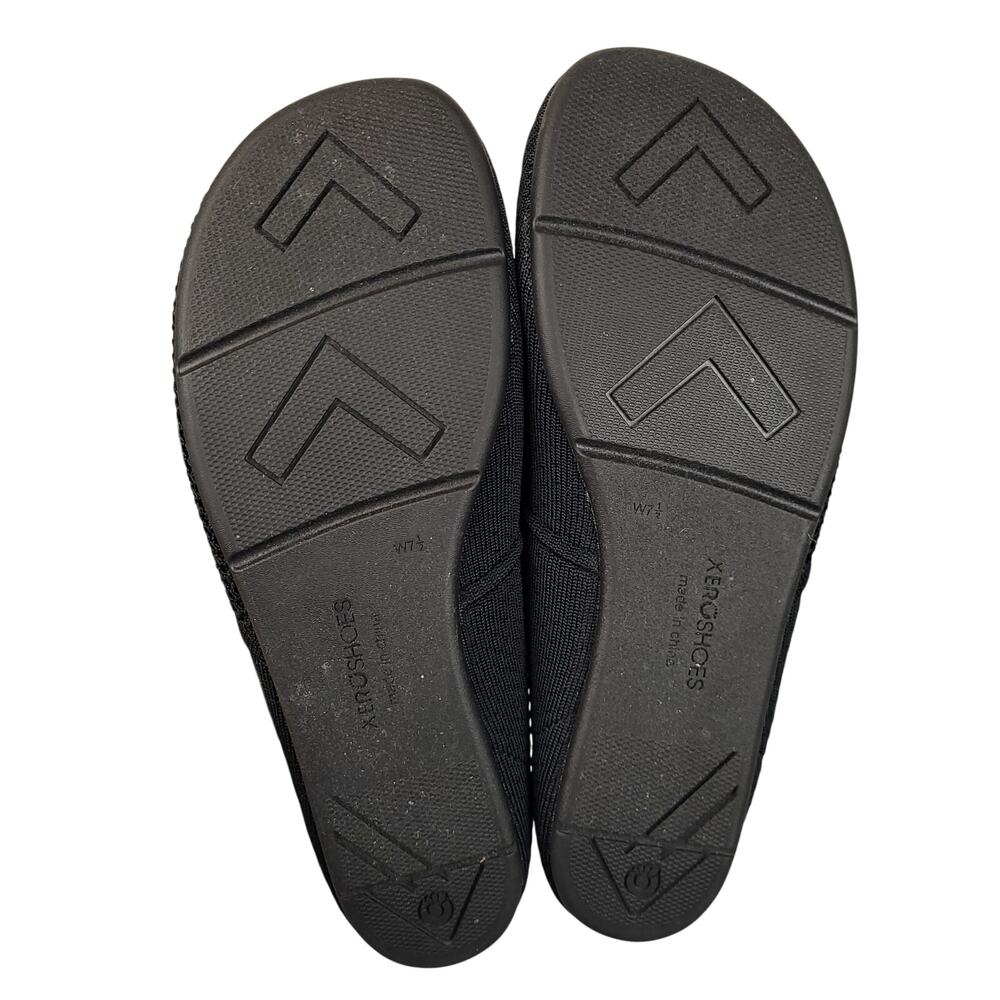 Xero Shoes Phoenix Knit Ballet Flats Womens 7.5 Black Barefoot Minimalist EUC - Picture 10 of 11